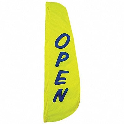 Open Feather Flag 2x8 Ft Nylon MPN:918