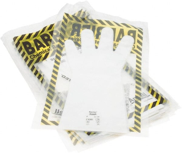 Series 02-100 Chemical Resistant Gloves:  2.50 Thick,  Laminated Film,  Supported, MPN:988825