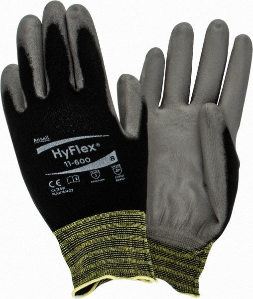 Series 11-600 General Purpose Work Gloves: Medium, Polyurethane-Coated Nylon MPN:205652