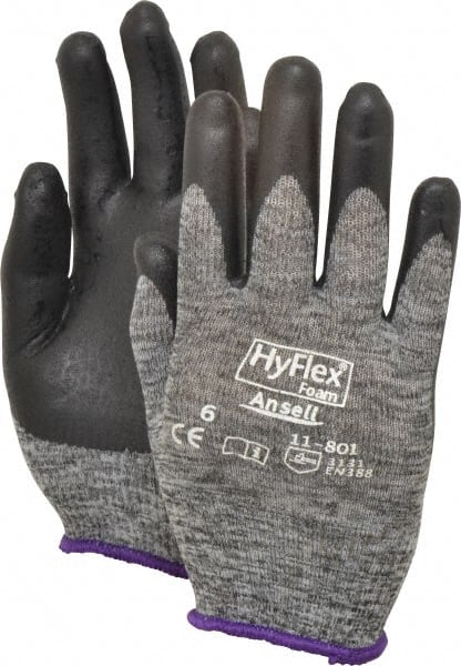 Series 11-801 General Purpose Work Gloves: X-Small, Nitrile-Coated Nylon MPN:205672