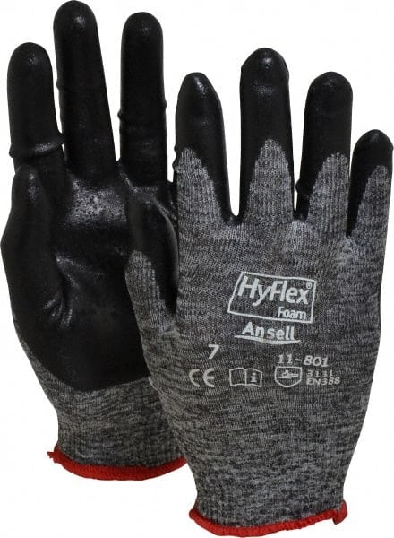 Series 11-801 General Purpose Work Gloves: Small, Nitrile-Coated Nylon MPN:205673