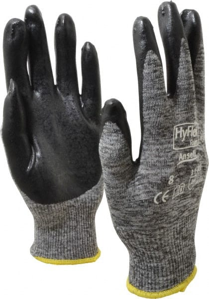 Series 11-801 General Purpose Work Gloves: Medium, Nitrile-Coated Nylon MPN:205674