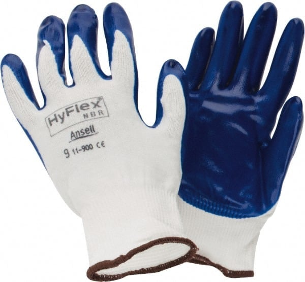 Series 11-900 General Purpose Work Gloves: Large, Nitrile-Coated Nylon MPN:205624