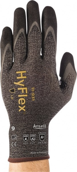 Cut-Resistant Gloves: Size X-Large, ANSI Cut A2, Foam Nitrile, Series 11-931 MPN:11931100