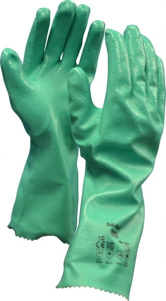 Series 39-124 Chemical Resistant Gloves:  Size X-Large,  47.00 Thick,  Nitrile,  Nitrile,  Supported, MPN:217807