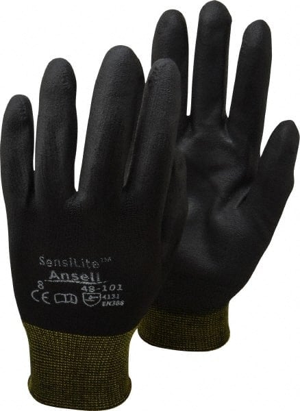 Series 48-101 General Purpose Work Gloves: Medium, Polyurethane-Coated Nylon MPN:288488