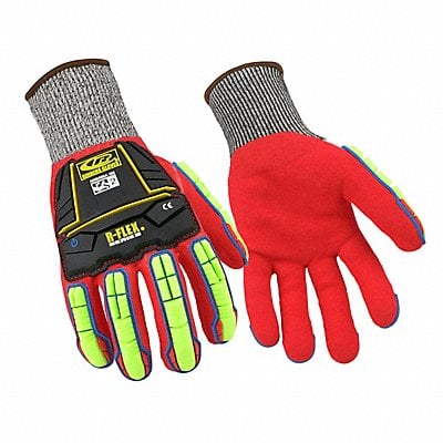 Full-Dip Gloves Gray Knit S PR MPN:068-08