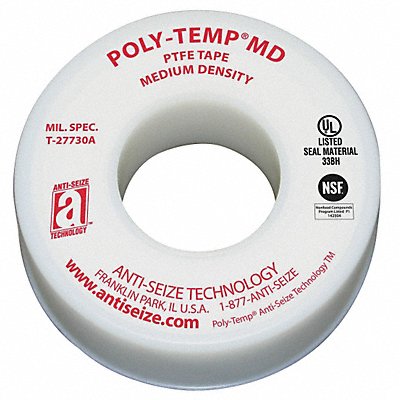 Thread Sealant Tape 1/4 W White MPN:16025