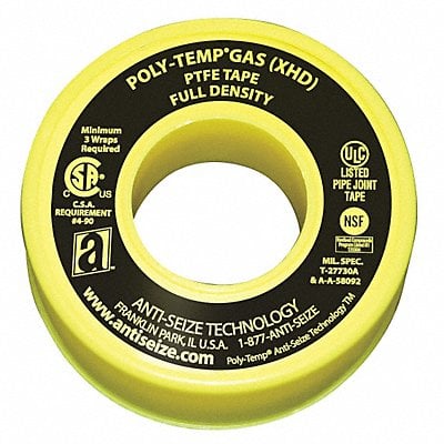 Thread Sealant Tape 1/2 W Yellow MPN:46330A