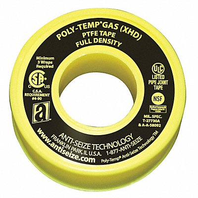 Thread Sealant Tape 3/4 W Yellow MPN:46350A