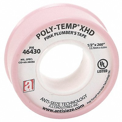 Thread Sealant Tape 1/2 W Pink MPN:46430A