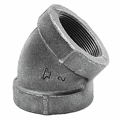 45 Elbow Cast Iron 1  FNPT Class 125 MPN:0300028602