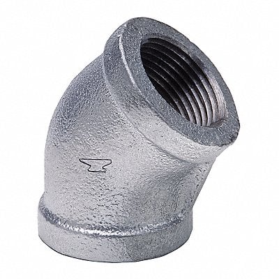 45 Elbow Malleable Iron 1/4 in NPT MPN:0311023006