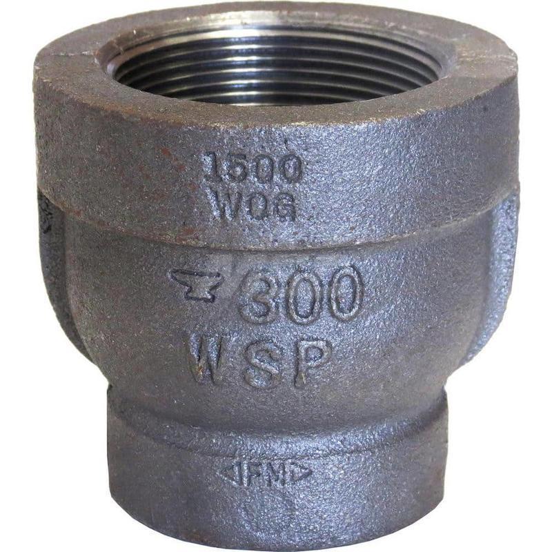 Black Reducing Coupling: 3/4 x 3/8