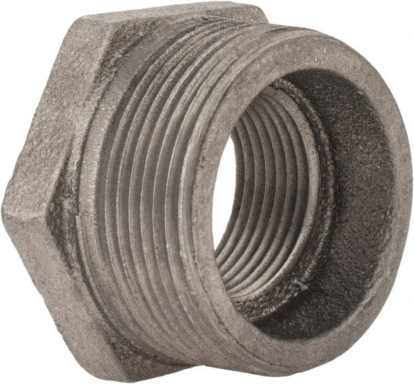 Black Hex Bushing: 1-1/2 x 1