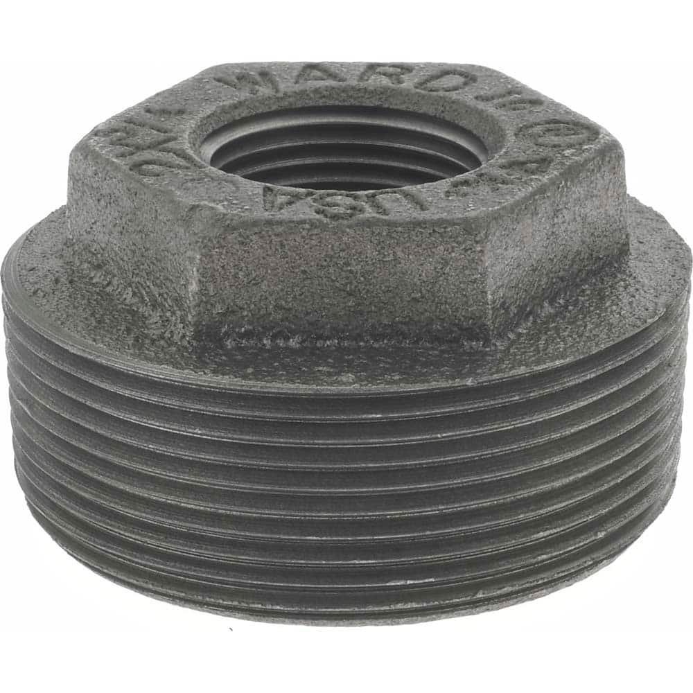 Black Hex Bushing: 2 x 3/4