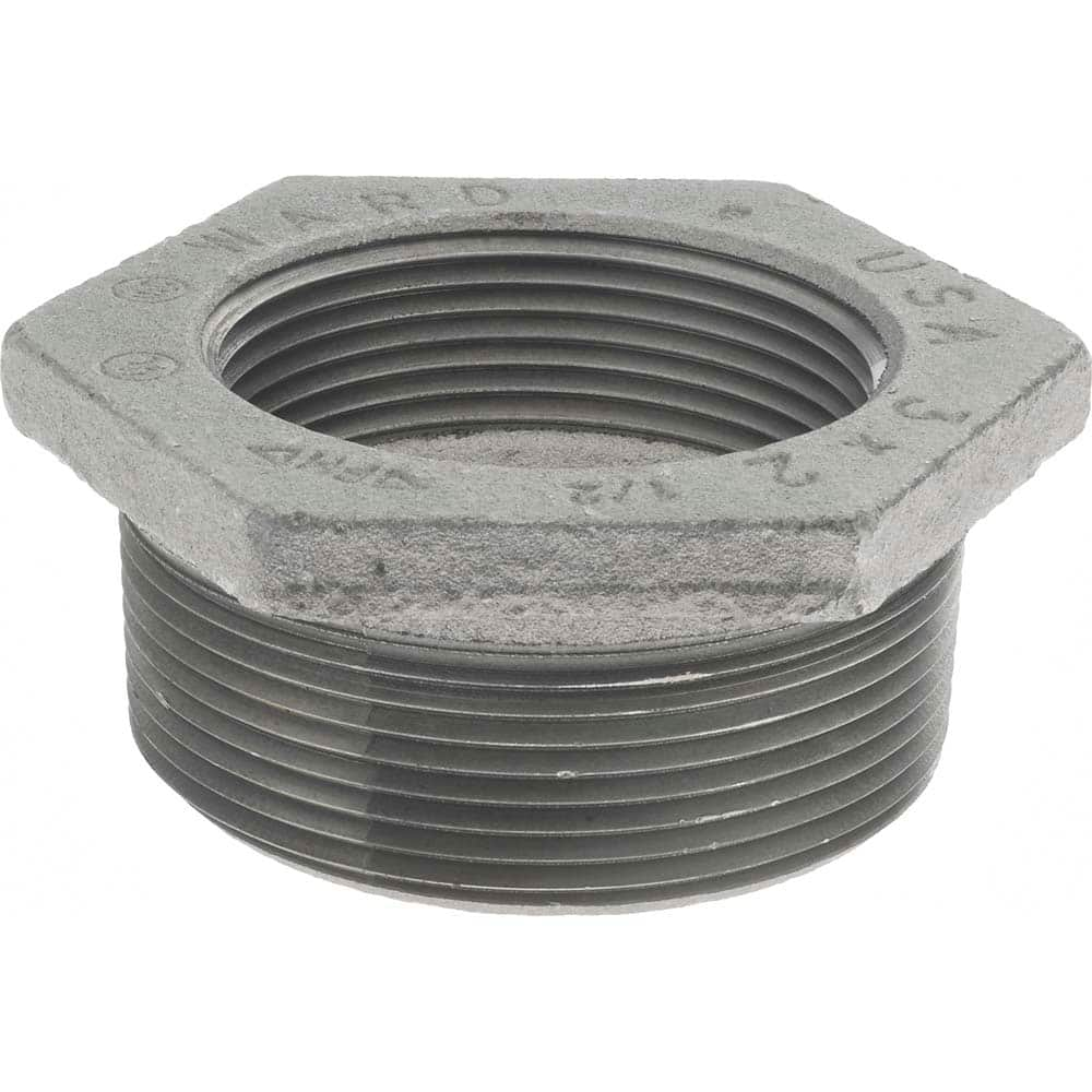 Black Hex Bushing: 3 x 2-1/2