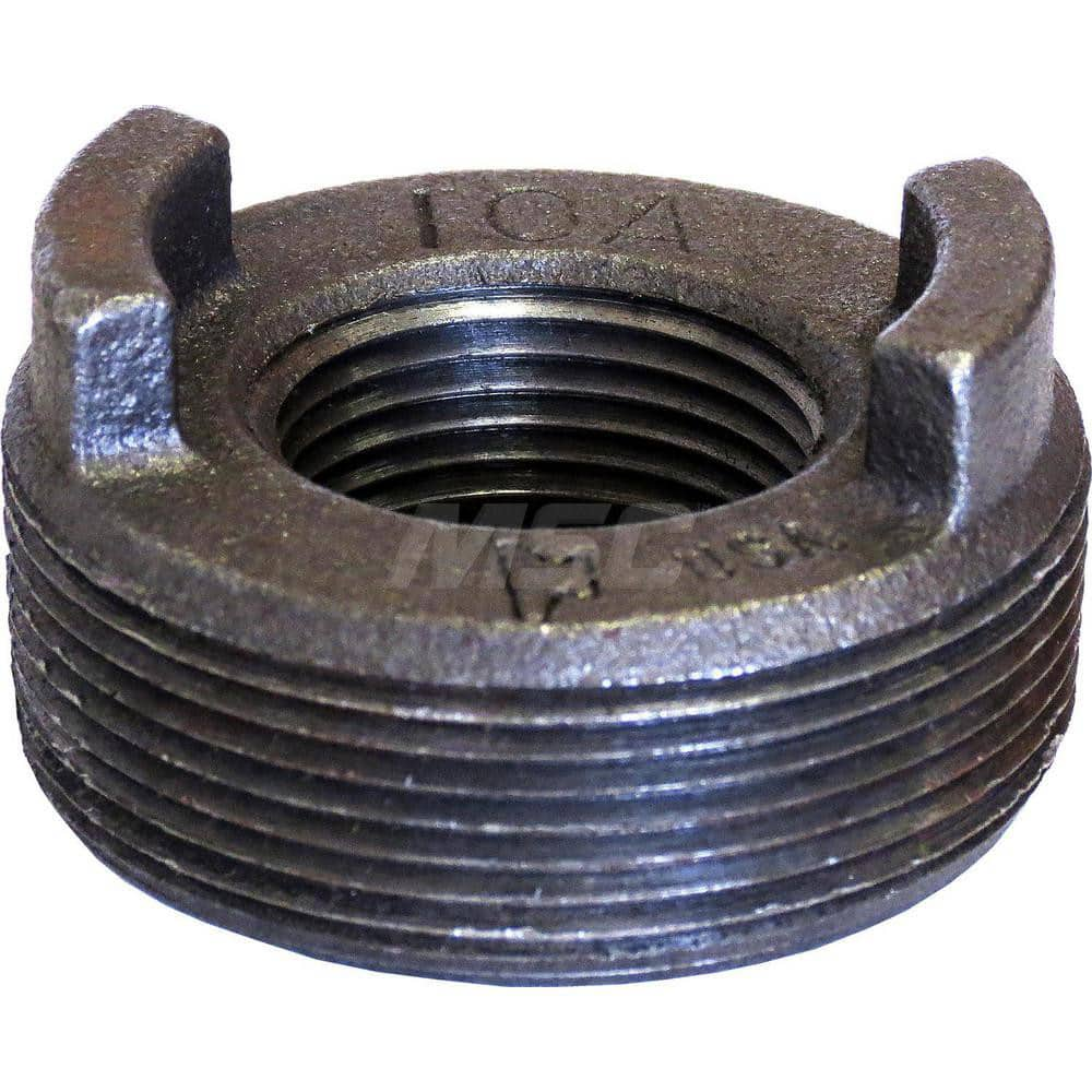 Black Face Bushing: 1-1/4 x 1