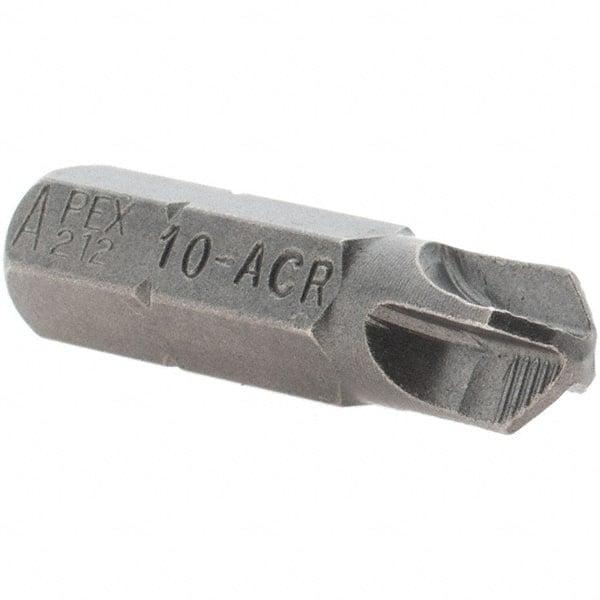 Screwdriver Insert Bit: 10 mm Point, 1/4