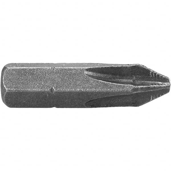 Phillips Screwdriver Insert Bit: #2 Point, 1/4