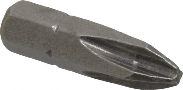 Phillips Screwdriver Insert Bit: #2 Point, 1/4