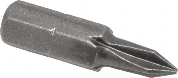 Phillips Screwdriver Insert Bit: #0 Point, 1/4