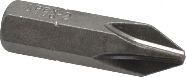 Phillips Screwdriver Insert Bit: #2 Point, 5/16