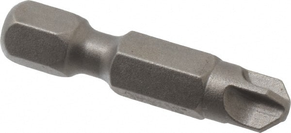 Power Screwdriver Bit: #10 Phillips, #10 Torq-Set Speciality Point Size, 1/4