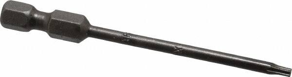 Power Screwdriver Bit: T8 Torx, 1/4