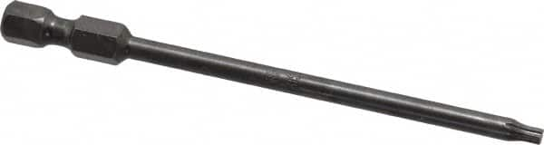 Power Screwdriver Bit: 10IP Torx, 1/4