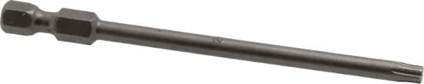 Power Screwdriver Bit: 20IP Torx, 1/4