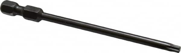 Power Screwdriver Bit: T15 Torx, 1/4