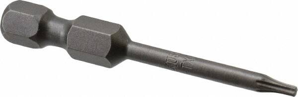 Power Screwdriver Bit: T6 Torx, 1/4