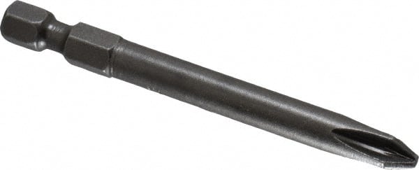 Power Screwdriver Bit: PZ.2 Speciality Point Size, 1/4