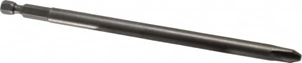 Power Screwdriver Bit: #3 Phillips, #3 Speciality Point Size, 1/4