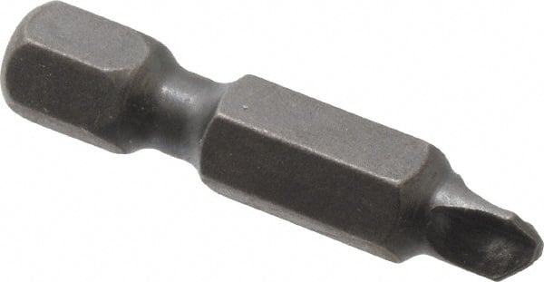 Power Screwdriver Bit: #2 Tri-Wing Speciality Point Size, 1/4