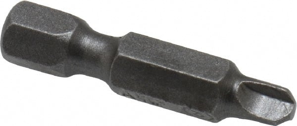 Power Screwdriver Bit: #3 Tri-Wing Speciality Point Size, 1/4