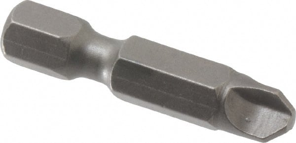 Power Screwdriver Bit: #4 Tri-Wing Speciality Point Size, 1/4