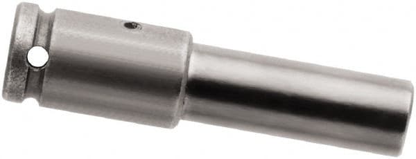 Socket Adapter: Square-Drive to Hex Bit, 3/8