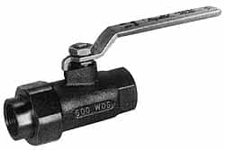 Single Union Ends Manual Ball Valve: 1/4