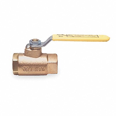 Bronze Gas Ball Valve Inline FNPT 1/2 in MPN:8010301