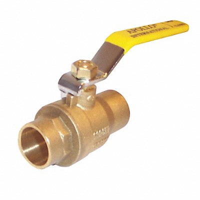 Brass Ball Valve Inline Sweat 1/2 in MPN:94A20301