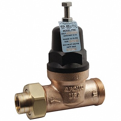 Water Pressure Reducing Valve 3/4 In. MPN:36ELF10401T