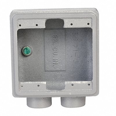 Weatherproof Box 2Gang 1 in Hub 32cu. in MPN:FSS-2-100