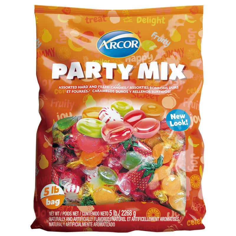 Arcor Assorted Candies, Hard Candy, 5-Lb Bag (Min Order Qty 5) MPN:31361