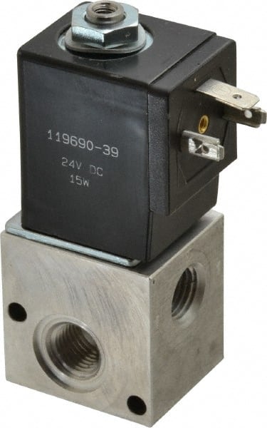 Stacking Solenoid Valve: Solenoid, Spring Return MPN:CAT77S-024-D