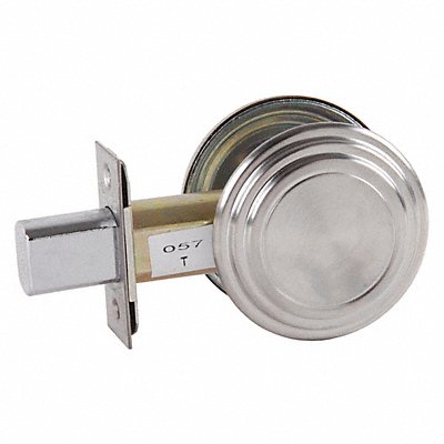 Deadbolt Less Cylinder Satin Chrome MPN:E60 26D