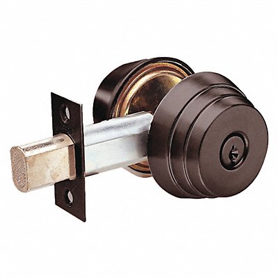 Deadbolt Cylindrical Dark Bronze Finish MPN:E61 10B