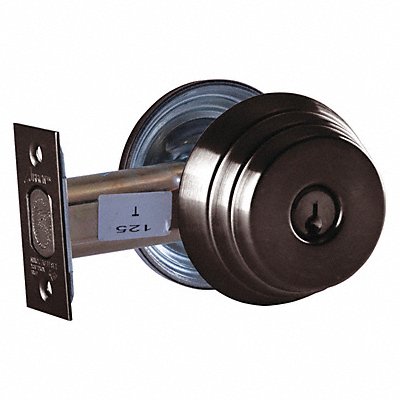 Deadbolt Cylindrical Dark Bronze Finish MPN:E61 10B CS