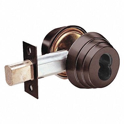 Deadbolt Cylindrical Dark Bronze Finish MPN:E61 10B IC